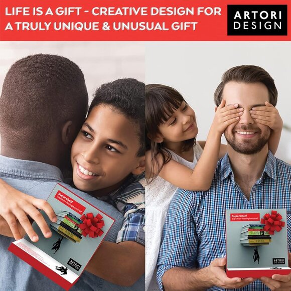 Floating Bookshelf for Kids, Invisible Metal Book Shelf, Wall Decore Bookshelf f - Picture 9 of 9